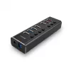 Hub USB 3.0 Lindy de 4 portas com 3 ligações Quick Charge 3.0