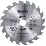 Disco de serra circular KWB 584359 16 cm para laminado MDF plástico