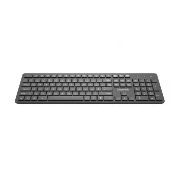Teclado eSTUFF GLB211302 Office USB QWERTY UK English preto