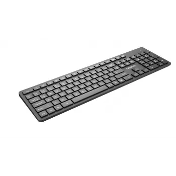 Teclado eSTUFF GLB211302 Office USB QWERTY UK English preto