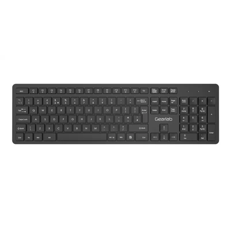 Teclado eSTUFF GLB211302 Office USB QWERTY UK English preto