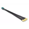 DeLOCK 90126 cabo coaxial Mini FAKRA Z quad fêmea para 4 x SMA macho