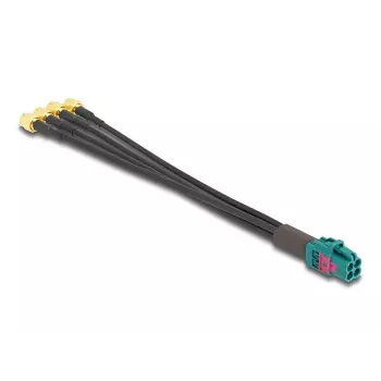 Cabo coaxial DeLOCK 90126 0,2 m Mini FAKRA Z SMA preto