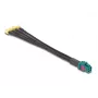 DeLOCK 90126 cabo coaxial Mini FAKRA Z quad fêmea para 4 x SMA macho