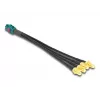 Cabo coaxial DeLOCK 90143 0,2 m Mini FAKRA Z 4 x SMA preto