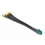 Cabo coaxial DeLOCK 90143 0,2 m Mini FAKRA Z 4 x SMA preto