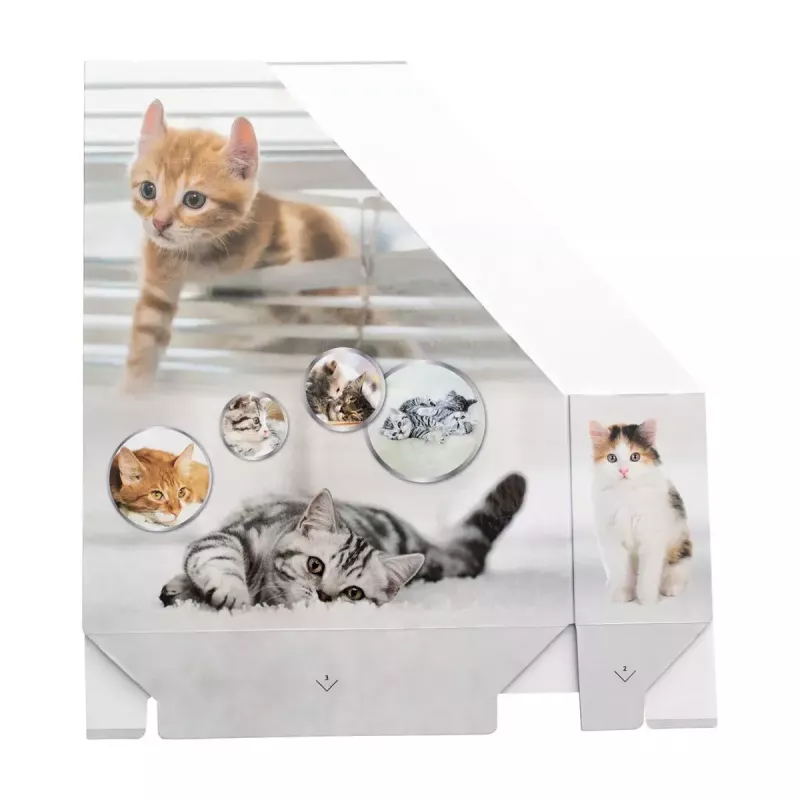 Arquivador de revistas HERMA gatos A4 amarelo