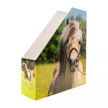 Suporte para revistas Herma A4 Pferdewiese design elegante de coudelaria