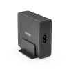 Hama 00200019 Carregador móvel universal preto AC carregamento rápido interior
