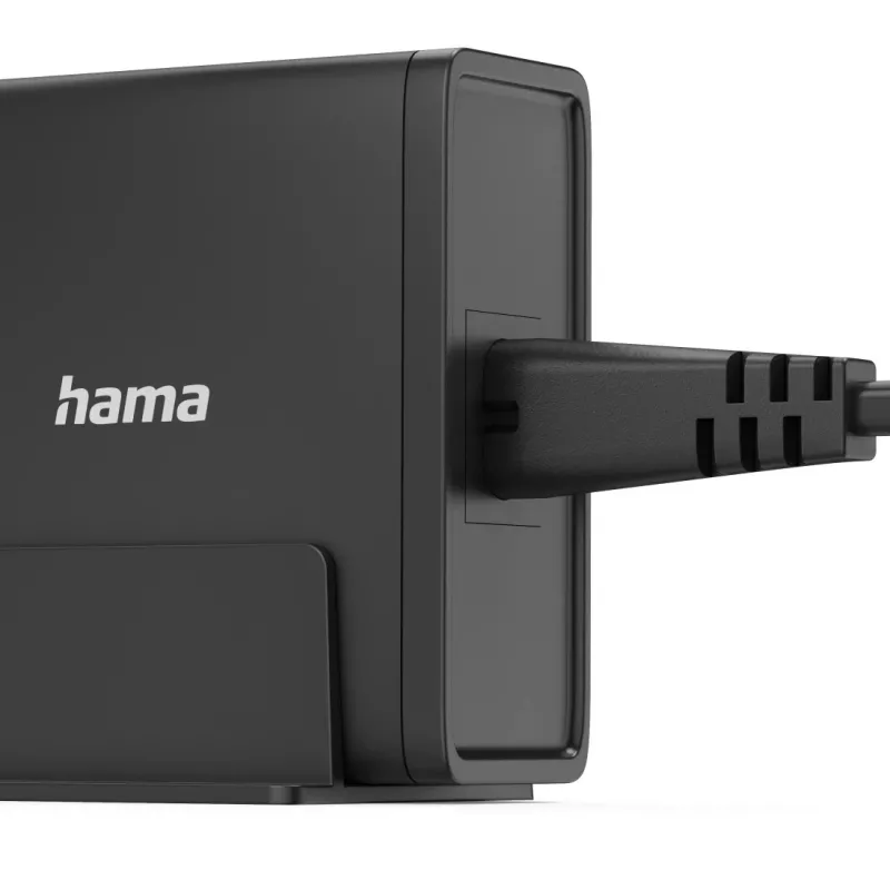 Hama 00200019 Carregador móvel universal preto AC carregamento rápido interior