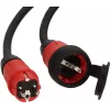 Extensão elétrica Brennenstuhl 9162250110 25m 1 tomada AC interior exterior preto vermelho
