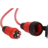 Extensão elétrica Brennenstuhl 9161100210 10m 1 saída AC exterior laranja/preto