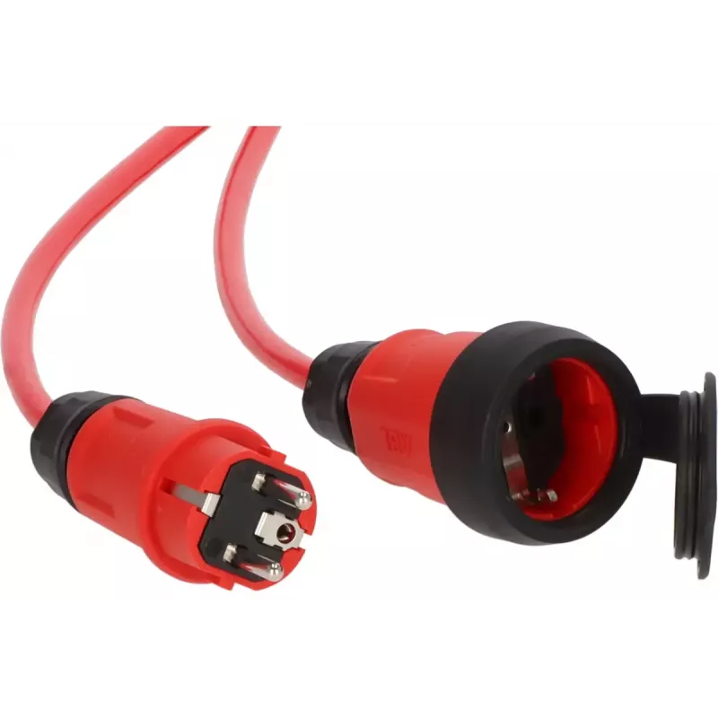 Extensão elétrica Brennenstuhl 9161100210 10m 1 saída AC exterior laranja/preto