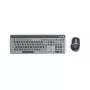Hama WKM-750 conjunto de teclado e rato sem fios multidispositivo, LED, QWERTZ, preto