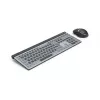 Hama WKM-750 conjunto de teclado e rato sem fios multidispositivo, LED, QWERTZ, preto