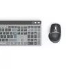 Hama WKM-750 conjunto de teclado e rato sem fios multidispositivo, LED, QWERTZ, preto