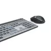 Hama WKM-750 conjunto de teclado e rato sem fios multidispositivo, LED, QWERTZ, preto