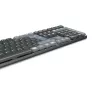 Hama WK-800 teclado mecânico sem fios multidispositivo, LED, QWERTZ, preto