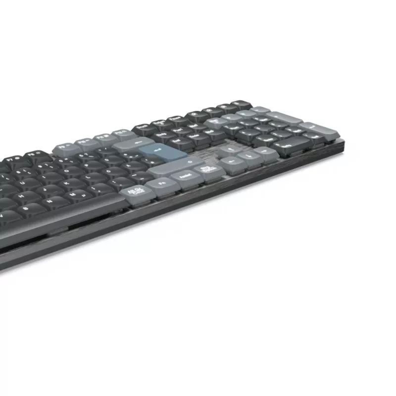 Hama WK-800 teclado mecânico sem fios multidispositivo, LED, QWERTZ, preto