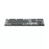 Hama WK-800 teclado mecânico sem fios multidispositivo, LED, QWERTZ, preto
