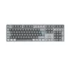 Hama WK-800 teclado mecânico sem fios multidispositivo, LED, QWERTZ, preto