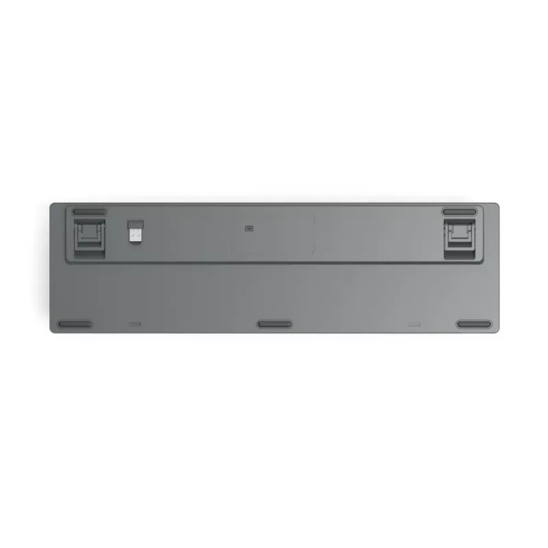 Hama WK-800 teclado mecânico sem fios multidispositivo, LED, QWERTZ, preto