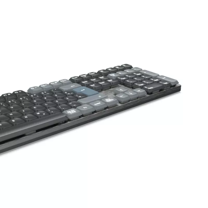 Hama WK-800 teclado mecânico sem fios multidispositivo, LED, QWERTZ, preto