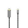 Cabo HDMI Hama 00200509 1,5 m HDMI Type-A (standard) USB Type-C preto