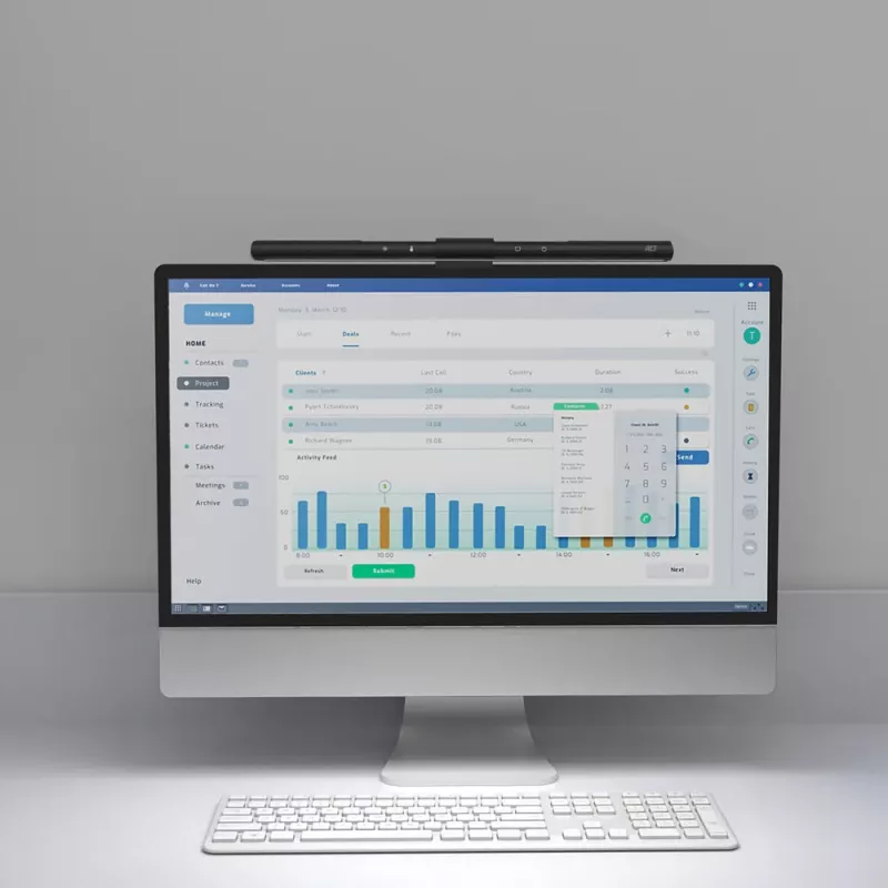 Barra de luz LED para monitor ACT AC8055 — luz de ecrã regulável alimentada por USB