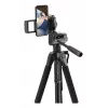 Tripé Hama Action Smart / Tab 170 3D 3 pernas preto capacidade máx. 5 kg