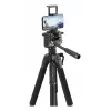 Tripé Hama Action Smart / Tab 170 3D 3 pernas preto capacidade máx. 5 kg