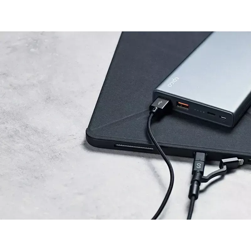 Cabo 3 em 1 USB-A para USB-C / Micro-USB-B / Lightning 1,2 m Epico