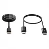 Kit de apresentação Manhattan 1080p Wireless HDMI Display, conjunto de 2 peças com recetor HDMI e dongle transmissor HDMI para transmissão sem fios de um sinal de vídeo de um portátil/tablet/smartphone para uma televisão HDMI ou projetor, preto