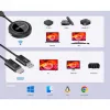 Kit de apresentação Manhattan 1080p Wireless HDMI Display, conjunto de 2 peças com recetor HDMI e dongle transmissor HDMI para transmissão sem fios de um sinal de vídeo de um portátil/tablet/smartphone para uma televisão HDMI ou projetor, preto