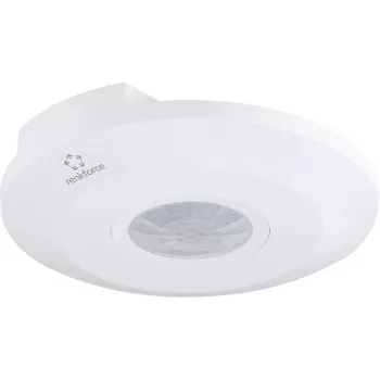 Renkforce 1488533 Detetor de movimento PIR de teto, 360 graus, relé, branco, IP20