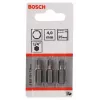 Bosch 2607001724 Ponta sextavada 4 mm, extra dura, C 6,3, 3 un.
