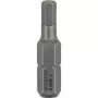 Bosch 2607001724 Ponta sextavada 4 mm, extra dura, C 6,3, 3 un.