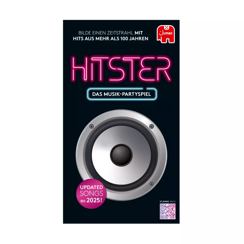 Jumbo Hitster (edição alemã), jogo de cartas, festa, 16 anos, 30 min, 30 min