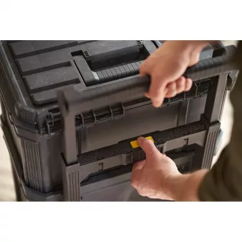Mala de viagem Stanley STST83319-1 plástico preto amarelo