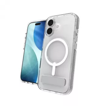 Capa ZAGG Crystal Palace Snap Kickstand para Apple iPhone 17, capa, Apple, iPhone 17, 16 cm (6,3 polegadas), transparente