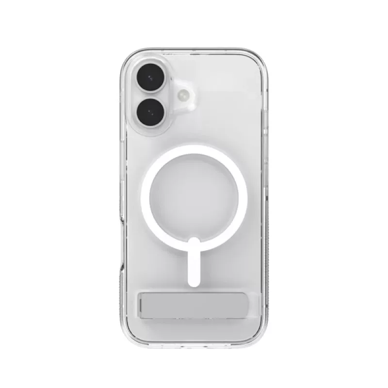 Capa ZAGG Crystal Palace Snap Kickstand para Apple iPhone 17, capa, Apple, iPhone 17, 16 cm (6,3 polegadas), transparente
