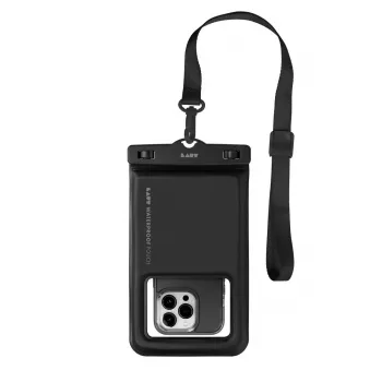 Bolsa universal à prova de água para telemóvel LAUT POP AQUA IP68, preto – para smartphones