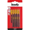 Lâmina de serra de recortar KWB 617285 aço alto carbono 5 unidades