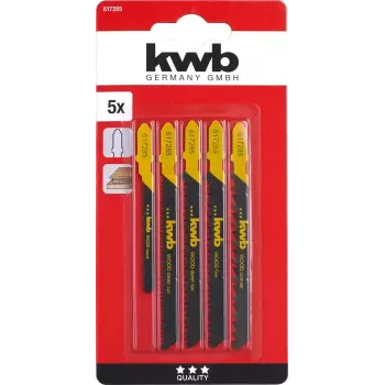 Lâmina de serra de recortar KWB 617285 aço alto carbono 5 unidades