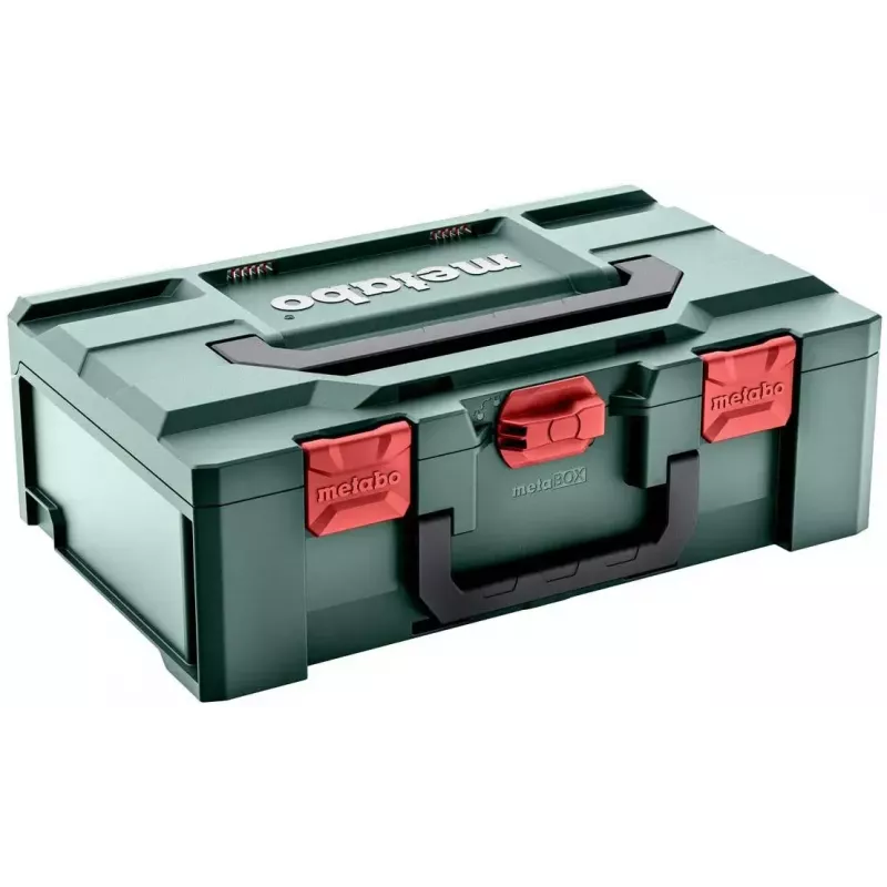 Mala de ferramentas Metabo 626889000 preta ABS 496x296x165 mm