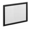 Moldura Durable 479701 — moldura individual de alumínio/plástico, preta, 327×451×12 mm