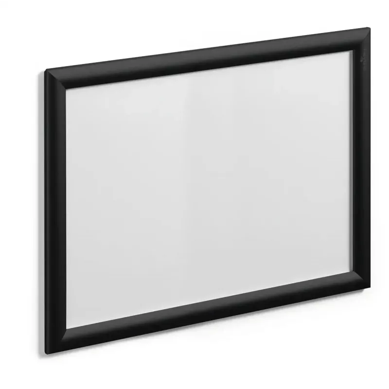 Moldura Durable 479701 — moldura individual de alumínio/plástico, preta, 327×451×12 mm