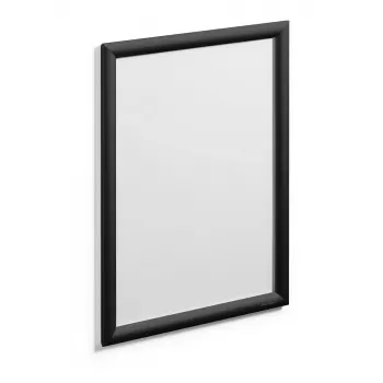 Moldura Durable 479701 — moldura individual de alumínio/plástico, preta, 327×451×12 mm