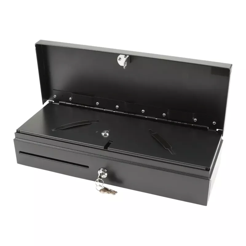 Gaveta de caixa registadora eletrónica Olympia HS-170 aço preto 460x170x100mm