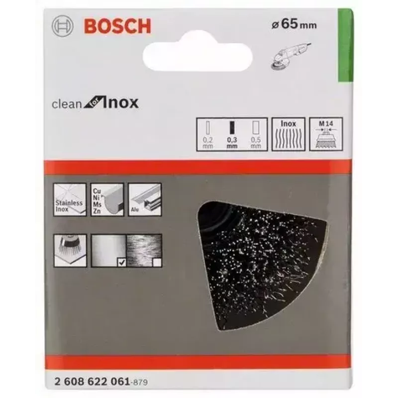 Bosch 2 608 622 061 escova de copo, metálica